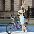 thumbnail image 2 of Lilypelle 24"/26" Adult Tricycle 3 Wheel Trike Low Stand-over Frame Bike with Shimano Derailleur,Large Rear Basket,Double Wall Rims, 2 of 14