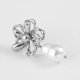 thumbnail image 2 of Pearl And Flower Earring, 2 of 4