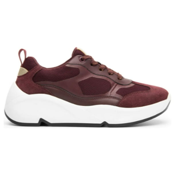 Tenis para Dama Flexi 120301 color Vino Walmart en linea