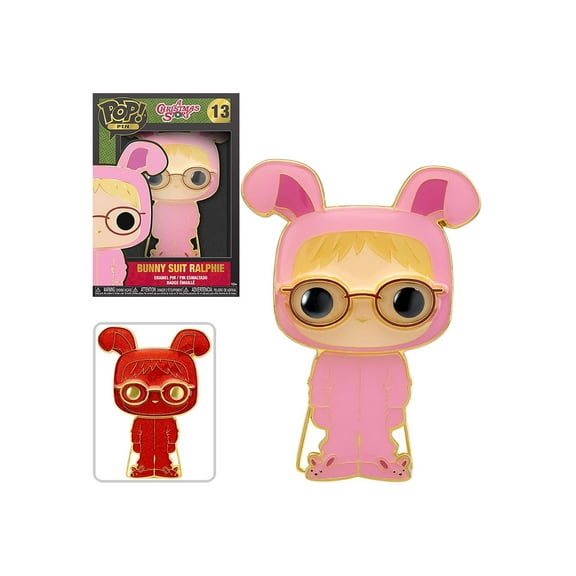 Funko A Christmas Story Ralphie Bunny Suit Enamel Button Pin Not Mint