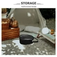 thumbnail image 3 of OULII Camping Accessories Bag Foldable Black Outdoor Cooking Utensil Organizer for Travel, 3 of 7