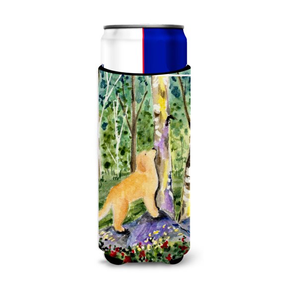 Caroline's Treasures SS8887MUK Golden Retriever Ultra Hugger for slim cans, Slim Can, multicolor