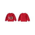 thumbnail image 2 of RUINIXCW Toddler Baby Boy Girl Christmas Ugly Sweater Outfit Kids Fall Winter Sweaters Goose Embroidery Knitwear Jumper Pullover Tops Xmas Clothes, 2 of 10