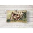 thumbnail image 2 of Carolines Treasures BDBA0115PW1216 Wolf Wolves by Daphne Baxter Fabric Decorative Pillow, 2 of 3