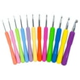 thumbnail image 2 of Boye 12 Piece Ergonomic Aluminum Crochet Hook Set, Multi-Color, Hook Sizes B-N, 2 of 6