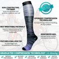 thumbnail image 6 of 4 Pairs Copper Compression Socks for Women & Men Circulation 15-20 mmhg - Better Blood Flow, Swelling, Best Support for Medical, Running, Nursing, 6 of 8