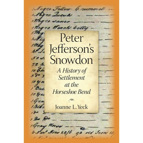Occasional Publications (Central Virgini Peter Jefferson's Snowdon: A History of Settlement at the Horseshoe Bend, Book 1, (Paperback)