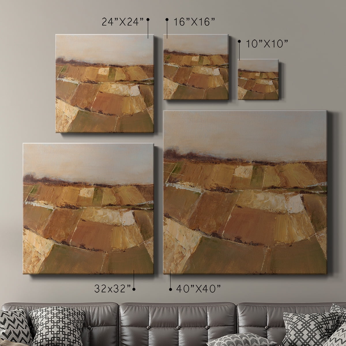 Wexford Home Autumn Pasture I-Premium Gallery Wrapped Canvas, 32" x 32" - Ready to Hang
