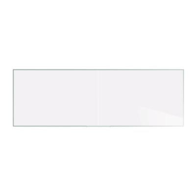Ghent Manufacturing GHEM241242P M2 Non-Magnetic Whiteboard with Aluminum Frame, 144.5 x 48.5 in., White Surface, Satin Aluminum Frame