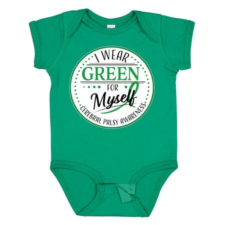 

Inktastic I Wear Green for Myself- Cerebral Palsy Awareness Gift Baby Boy or Baby Girl Bodysuit