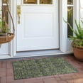 thumbnail image 6 of Addison Rugs Chantille Indoor/Outdoor Traditional Oriental Green Washable Rectangle Rug, 1'8" x 2'6", 6 of 6