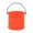 Orange, variant on S SERENABLE Folding Bucket Watercolor Brush Washer Bucket Waterproof Portable Camp Wash Basin Container for Travel Studio Camping Fishing Blue