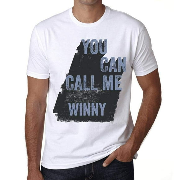 Men's Graphic T-Shirt You Can Call Me Winny Eco-Friendly Limited Edition Short Sleeve Tee-Shirt Vintage Birthday Gift Novelty