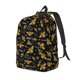 thumbnail image 1 of Balery Hohey Bee Golden Embroidery Mochila Clásica Impresa Básica para Viaje, Mochila Escolar Resistente al Agua, Mochila de Lona con Correas Ajustables-Small, 1 of 5