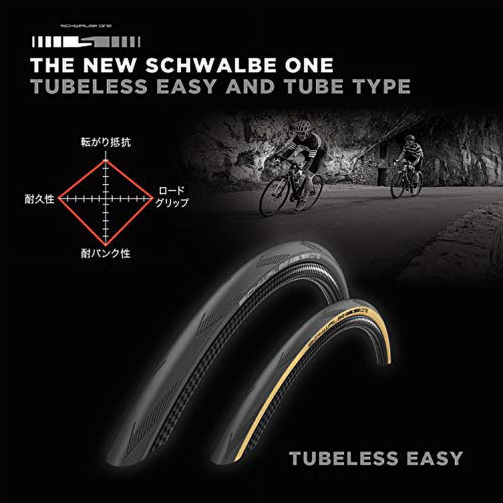 Schwalbe One Performance Faltreifen – 25-622 (700x25C), RaceGuard Pannenschutz, Ideal Für Rennräder Mit Schlauch