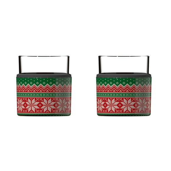 Asobu "On the Rocks" Whiskey Kuzie 10.5oz Set of 2