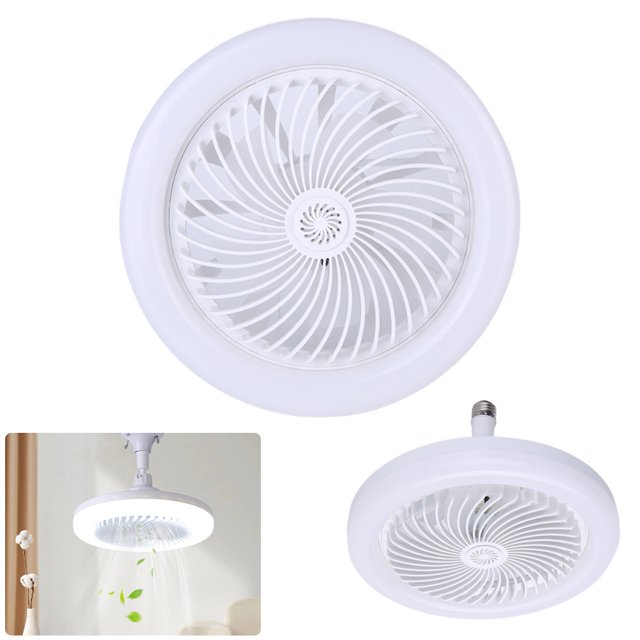 FLhrweasw Ventilador Techo Aromaterapia 10 Pulgadas Con LED para Sala Estar (blanco)