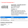 thumbnail image 2 of Head Gasket - Compatible with 2011 - 2015 Hyundai Sonata 2012 2013 2014, 2 of 2