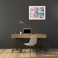 thumbnail image 3 of Kimberly, Allen 24x20 White Modern Wood Framed Museum Art Print Titled - Watercolor Travel 2, 3 of 4
