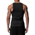 thumbnail image 5 of Men's Premium Cotton Tank Top Breathable Sleeveless Undershirt Ideal For Gym, 5 of 5