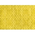 thumbnail image 1 of Ahgly Company Machine Washable Indoor Rectangle Abstract Yellow Contemporary Area Rugs, 5' x 7', 1 of 4