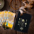 thumbnail image 3 of Home Textile Storage Modern Tarot Card Pouch for Organizing Divination Accessories and Small Items – Universal Home Textile Storage Solution with Flannel Drawstring Bag, 3 of 3