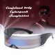 thumbnail image 1 of Ciclismo gafas de sol Y2K gafas de sol futuristas mujeres hombres Halloween Cosplay Props, 1 of 5