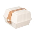 thumbnail image 2 of Contenedor para sándwich,Contenedores compostables tipo concha para comida para llevar,Caja para torta Bento para llevar con tapas desechables,Contenedor portátil para llevar con tapa, 2 of 8