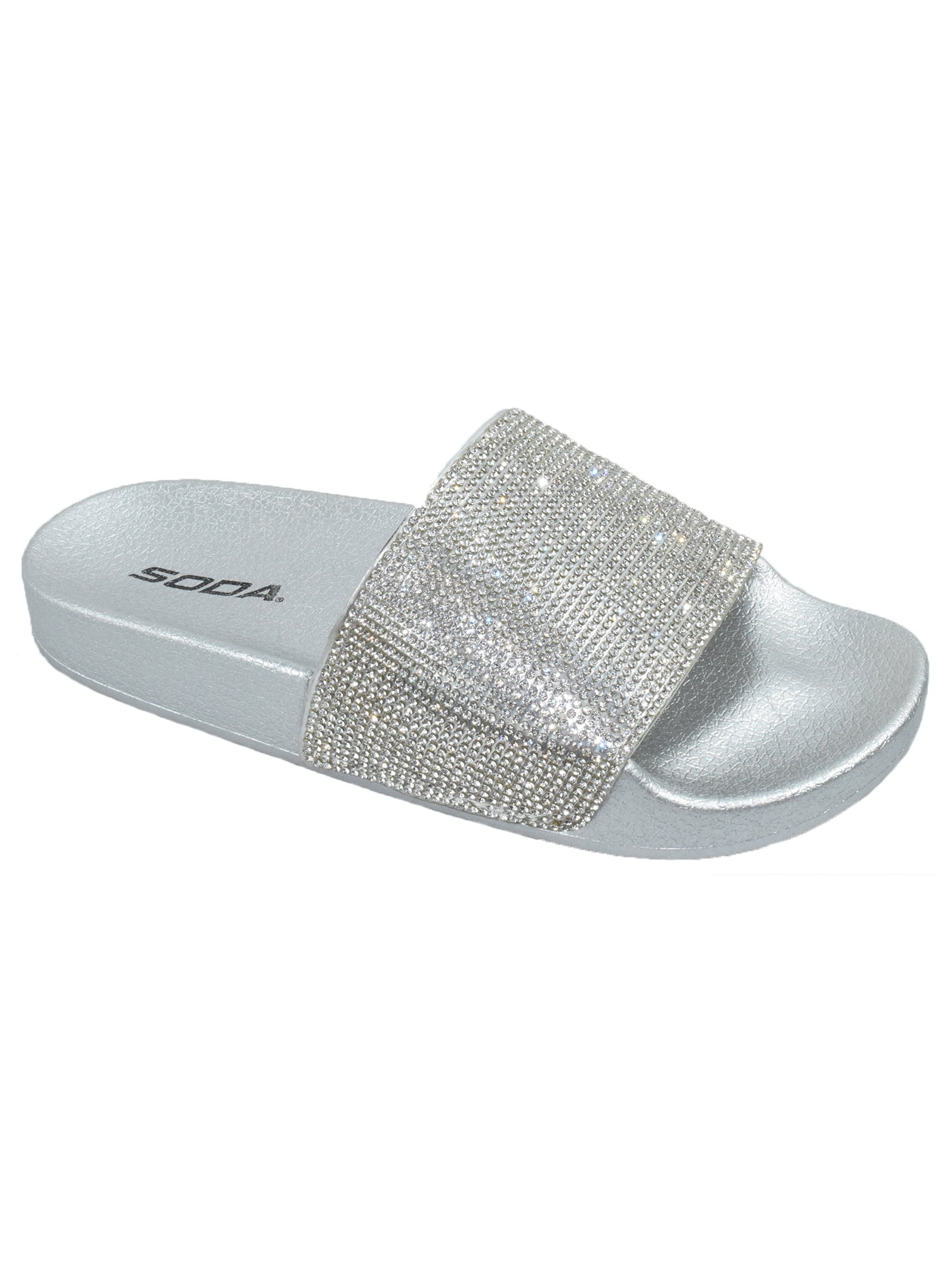 rhinestone slides for women