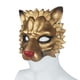 thumbnail image 1 of Media cara decorativa Novedad 3D para disfraces de Halloween para adultos Dorado Hugo Casco de león, 1 of 8