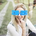 thumbnail image 3 of OULII 4Pcs Plastic New Years Eve Party Glasses for Photo Props and Celebration Decor, 3 of 6