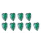 thumbnail image 1 of Paquete de 9 brocas K9 de color rosa y verde para uñas con forma de fondo puntiagudo, para decoración de uñas, 1 of 5