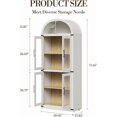 thumbnail image 7 of EastVita 55" Sideboard Buffet Cabinet, Large Wine Storage Coffee Bar Buffet Table Farmhouse Kitchen Display Cabinet, 7 of 7