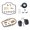 Repair Kit,Float,Aircut, variant on Motorcycle Carburetor Rebuild Kit for Yamaha XT500Z 2RX 500cc 500 Float Set Bike