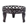 thumbnail image 2 of MMJ Wrought Iron Plant Stand Single Tier Floor Display Rack for Potted Flowers Home Garden Balcony Decor 9.84x5.91in, 2 of 6