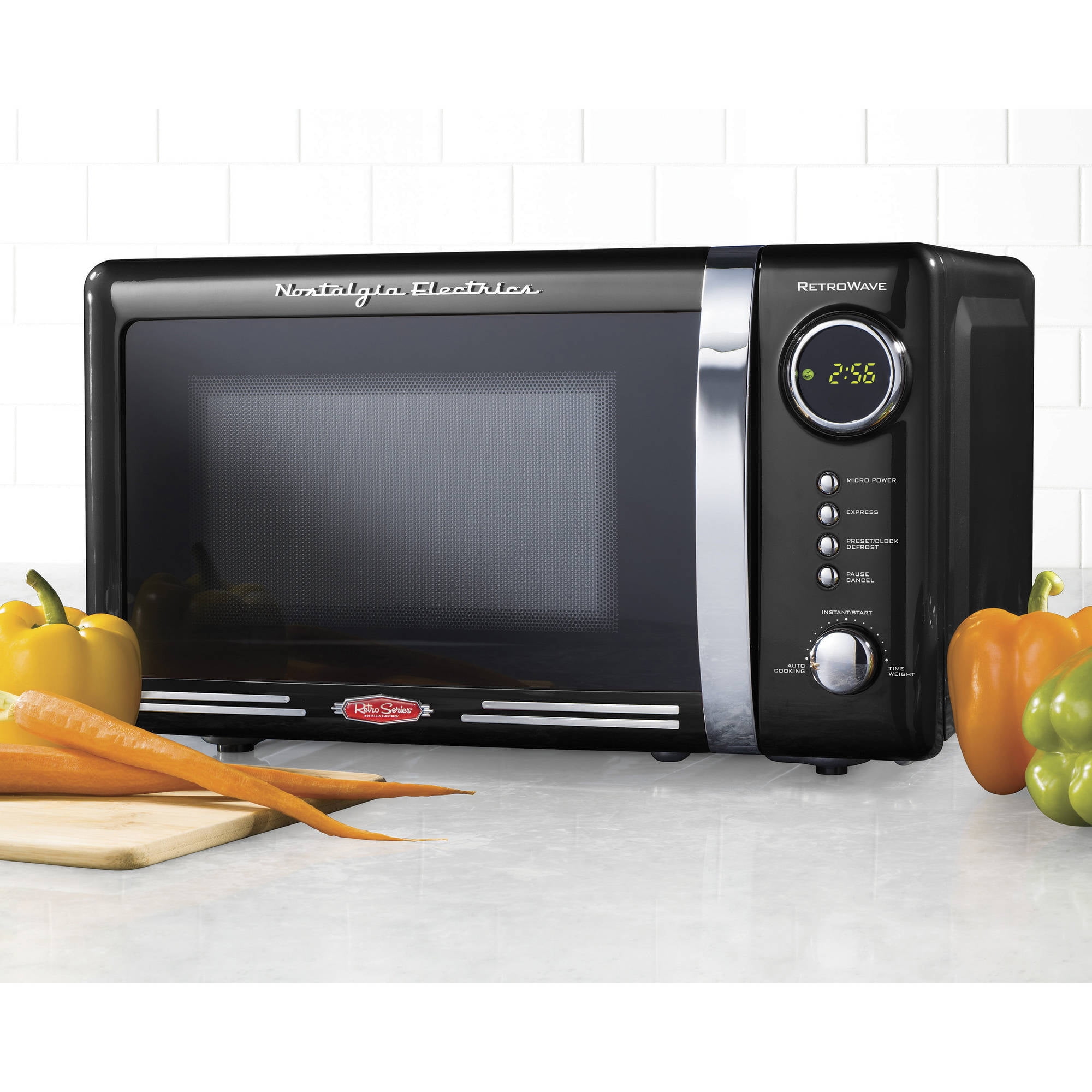 Nostalgia Rmo770blk Retro Series 0 7 Cu Ft 700w Microwave Oven Nostalgia Rmo770blk Retro Series 0 7 Cu Ft 700w Microwave Oven