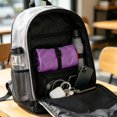 thumbnail image 6 of Hanging Toiletry Bag, Lightweight Roll-Up Travel Organizer with 3 Mesh Zipper Compartments, Water-Resistant Makeup Storage for Camping & Travel, 6 of 7