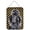 Black, variant on Black Standard Poodle Candy Corn Halloween Aluminum Metal Wall Or Door Hanging Prints