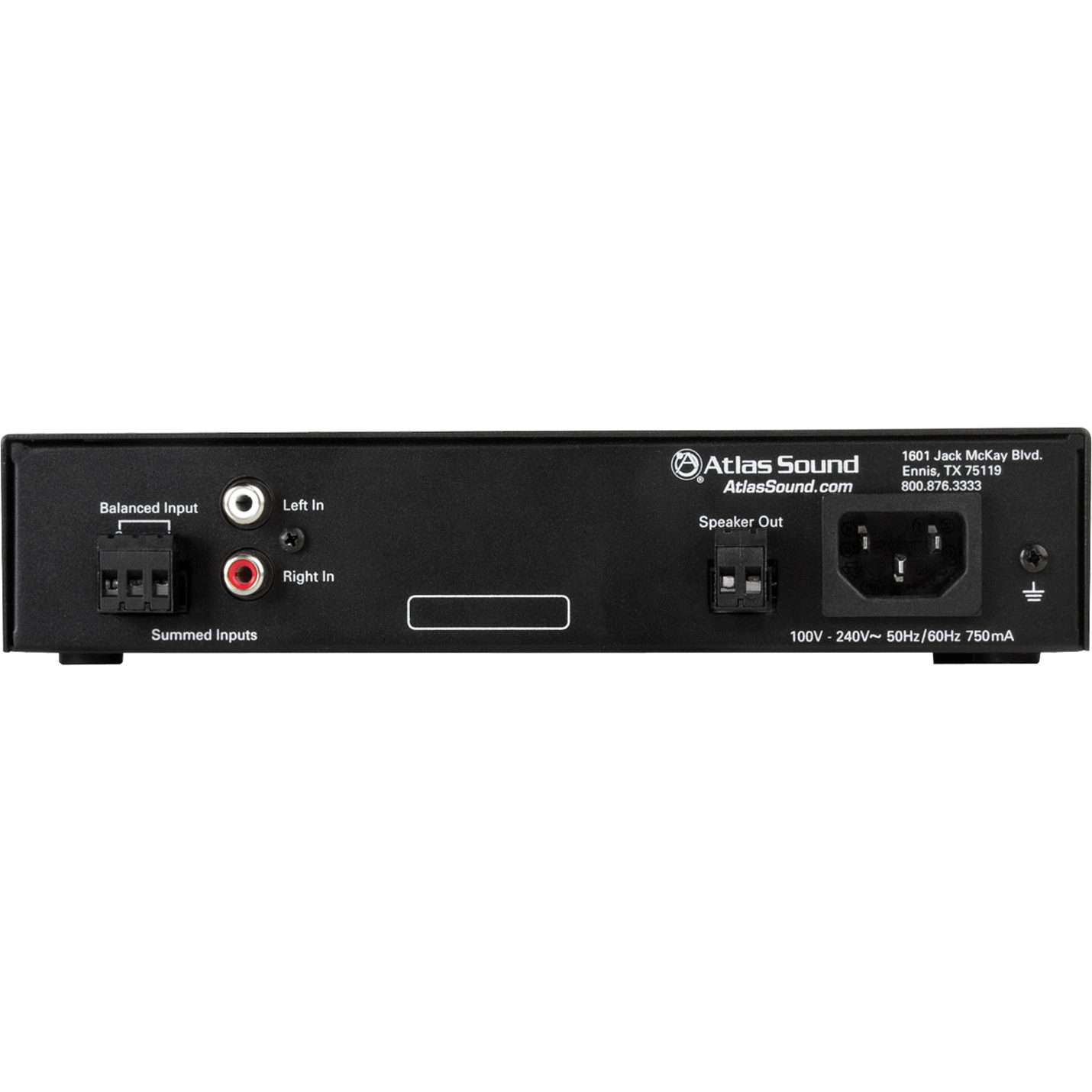 Atlas Sound Pa40g Amplifier - 40 W Rms - 1 Channel - 50 Hz To 20 Khz (pa40g)