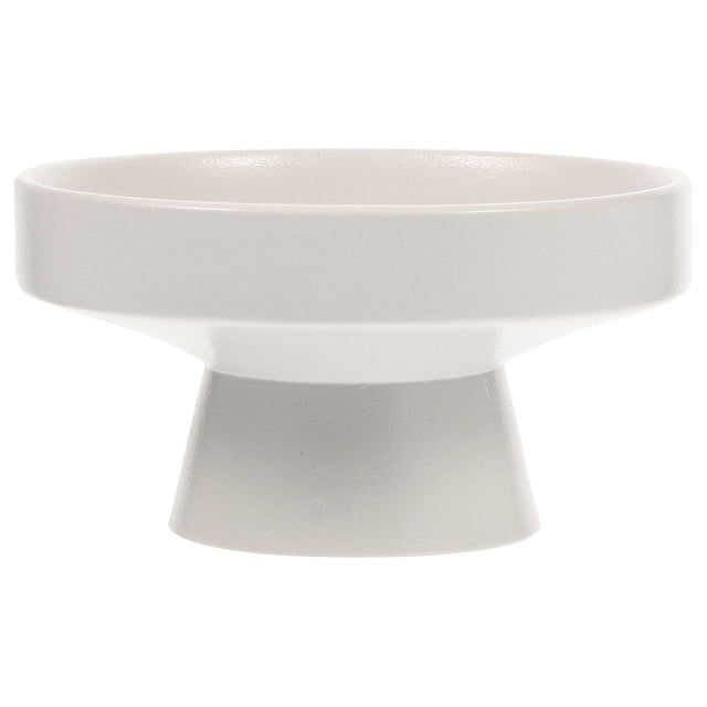 Ceramic Fruit Serving Tray Footed Fruit Tray Dessert Display Stand High Base Snacks Tray Cake Stand