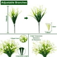 thumbnail image 2 of Artificial Flowers Calla Lily Faux Plants Decorations, Fake Hanging Porch Pots Decoration for Home Outdoor, 12 Pack, 2 of 6