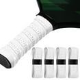 thumbnail image 5 of 4Pcs Pickleball Paddle Racket Overgrip Tape Badminton Tennis Paddle Grip Tape White, 5 of 5