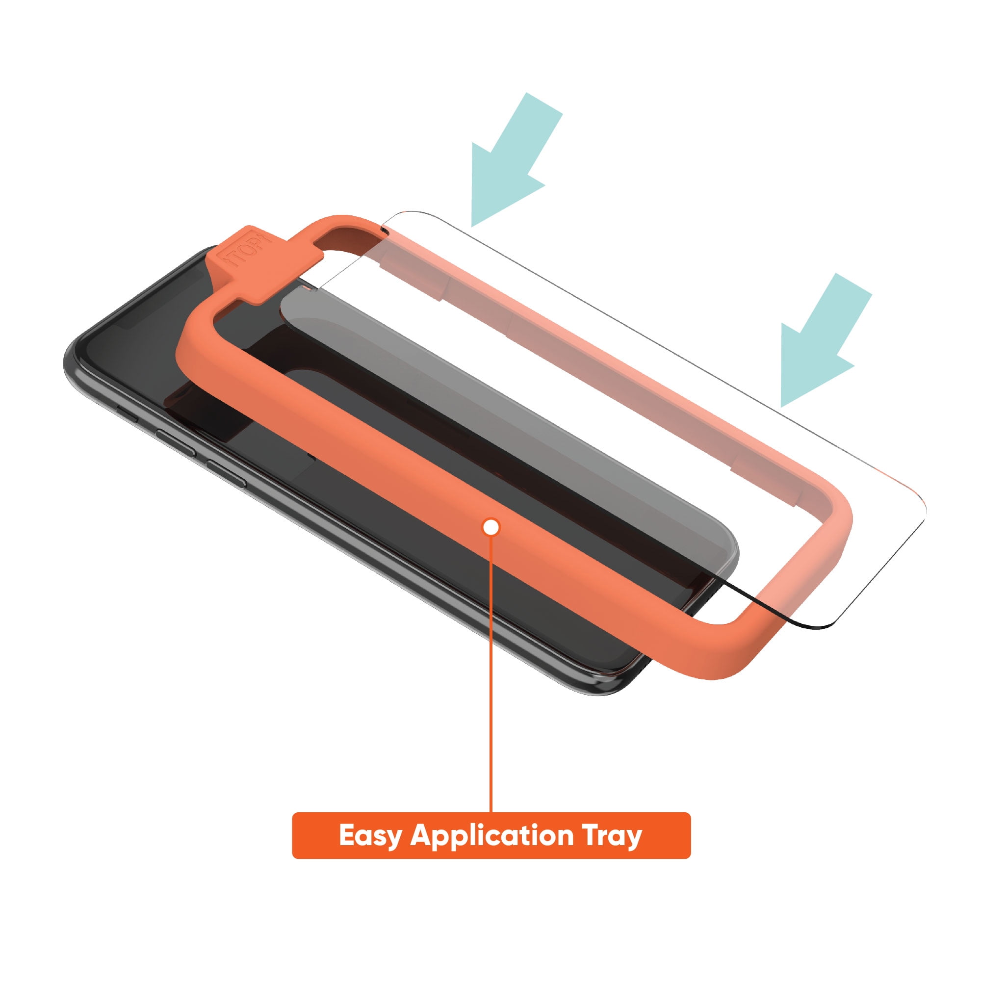 onn. Glass Screen Protector for Samsung Galaxy S21 5G