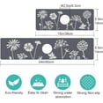 thumbnail image 3 of Kitchen Sink Splash Guard Faucet Mat -2 PC Super Absorbent Fast Drying Mat Sink Gadgets-Splash Guard Behind Faucet Drip Catcher for Kitchen, Bathroom,Sink Mat, Dish Drying Mat, Bathroom(15" X 5.5" ), 3 of 5