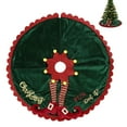 thumbnail image 2 of CY5O5ee Christmas Tree Skirt Xmas Tree Mat Tree Skirt Cover Christmas Decor Party Indoor Holiday Tree Ornaments Family Classic Decorations 24inch/35inch/47inch/60inch, 2 of 9