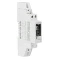 thumbnail image 2 of Medidor eléctrico monofásico, LCD digital 220 V Medidor eléctrico único Medidor de energía Dinrail monofásico Rendimiento empaquetado de energía, 2 of 8