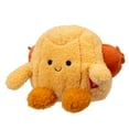 thumbnail image 3 of BumBumz 7.5-inch Plush - Pig In A Blanket Peter Collectible Stuffed Toy - FundayBumz Series, 3 of 6