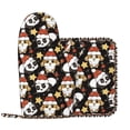 thumbnail image 2 of Honeii Cute Dog Panda patten Oven Mitts and Pot Holders Sets, Baker Oven Mitts, Mittens for Kitchen Decor, Baking Lover over Gloves Gifts, 2 of 7
