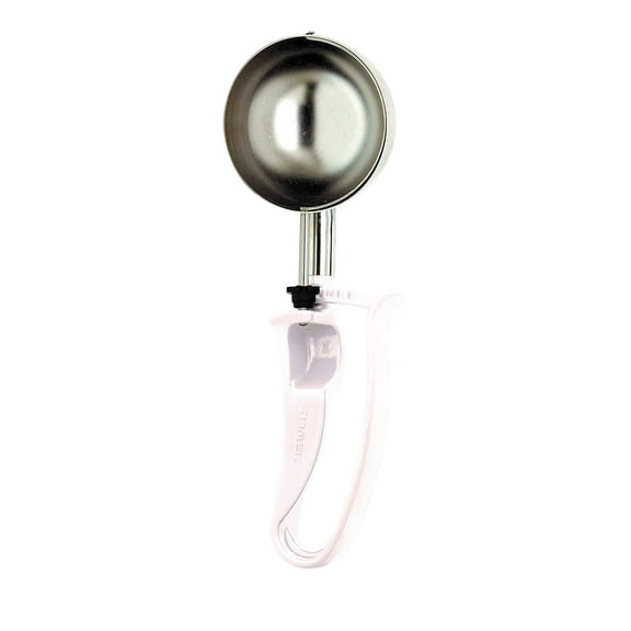 Zeroll 2006 S/S 4.66 Oz. / #6 Universal Disher with White Handle