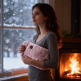 thumbnail image 4 of Usb Heating Pad for Menstrual Cramps & Lower Back Pain, 3-Level Adjustable Waist Belt Warmer, Portable Breathable Plush Wrap for Office, Home, Car – Drug-Free Comfort for Women, 1 Waist Support Belt, 4 of 9